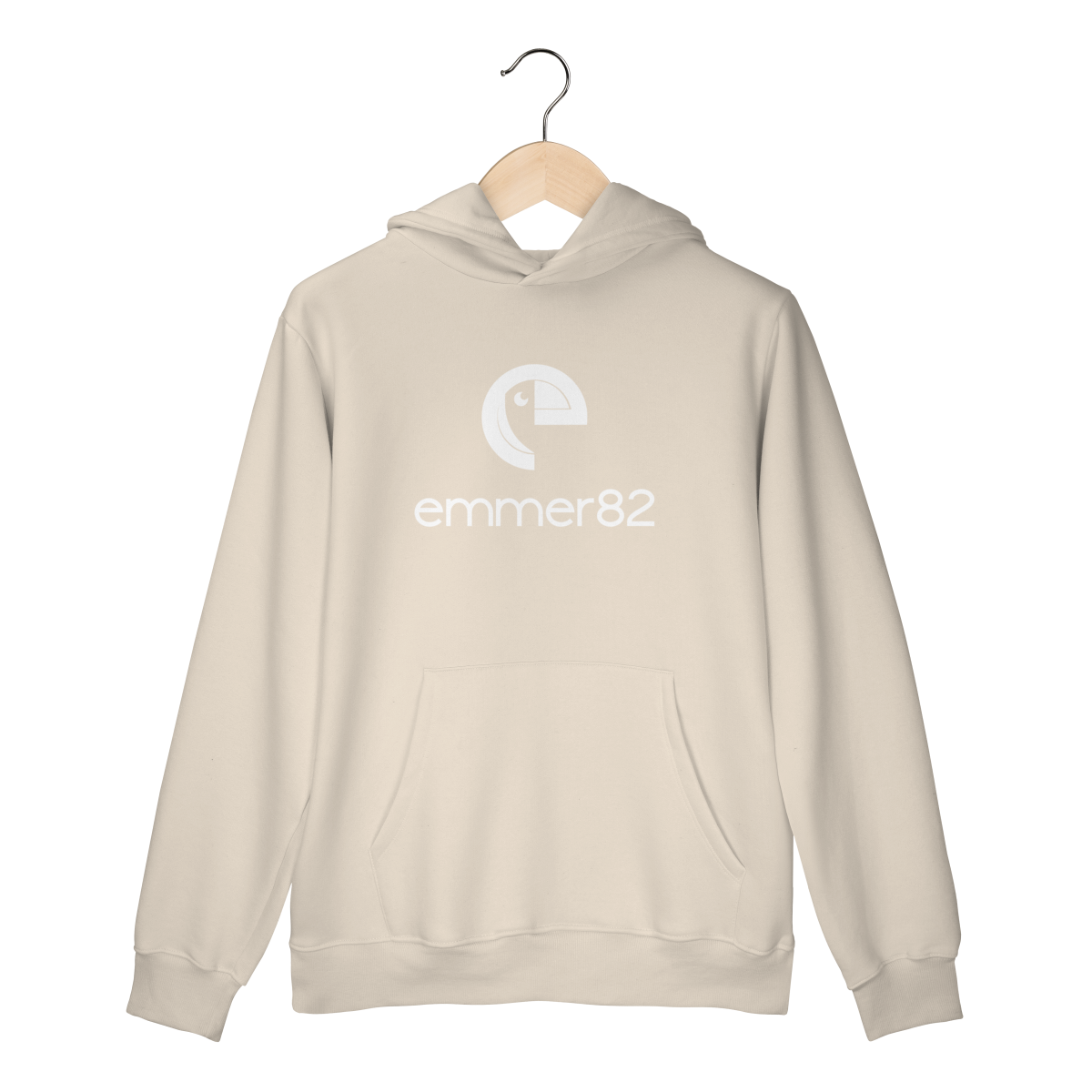 Moletom prime canguru linha new age II esstampa branca