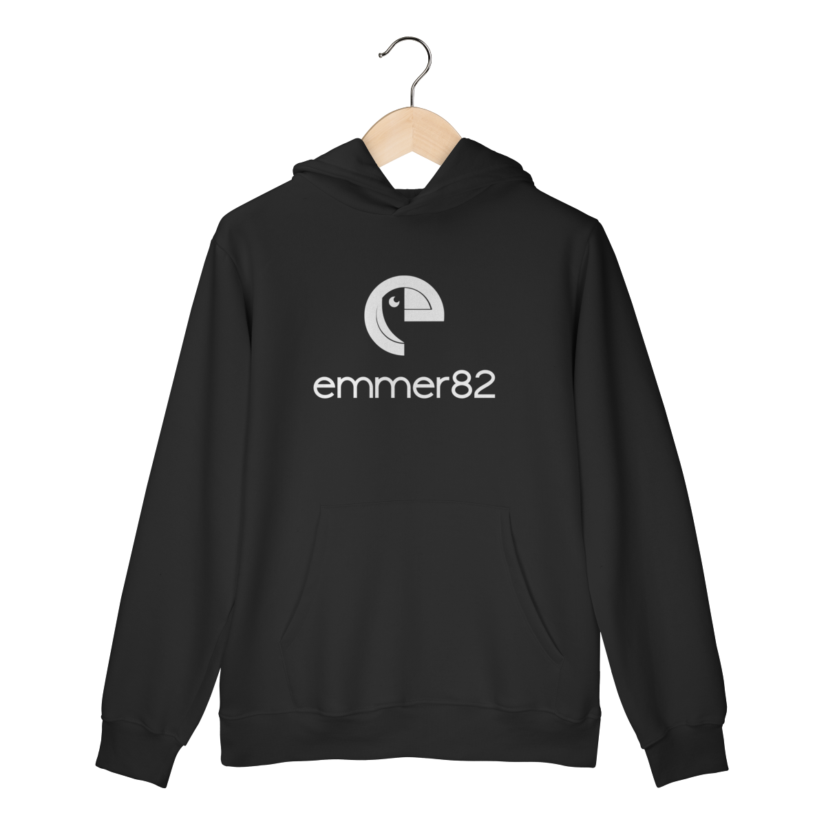 Moletom prime canguru linha new age II esstampa branca